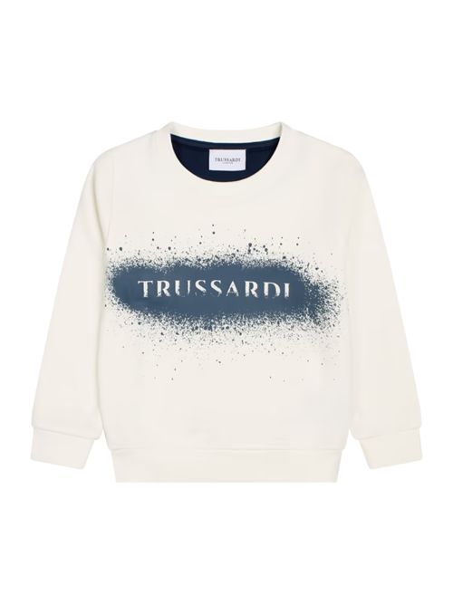 sweatshirt boy white TRUSSARDI JEANS | TIA24080FE/OFO-WHT/BL.N